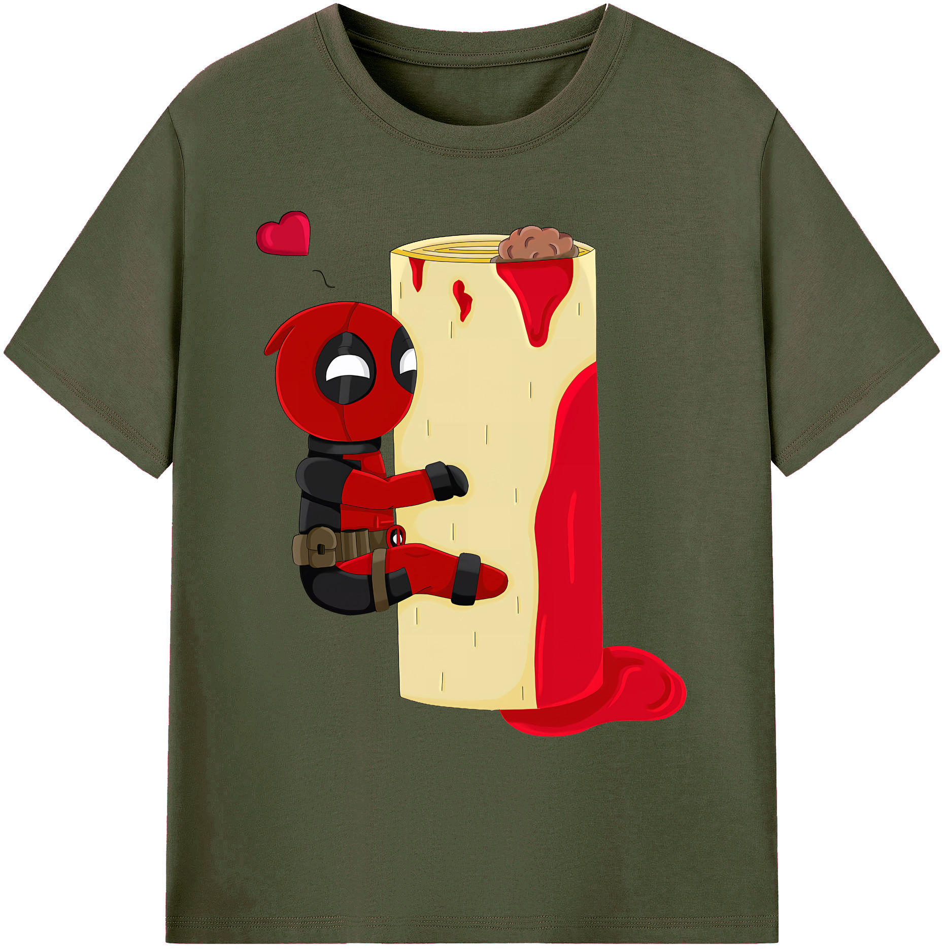 （画像用） Deadpool デッドプール 綿100％ メンズ半袖Tシャツ｜肌触りやわらか＆通気性